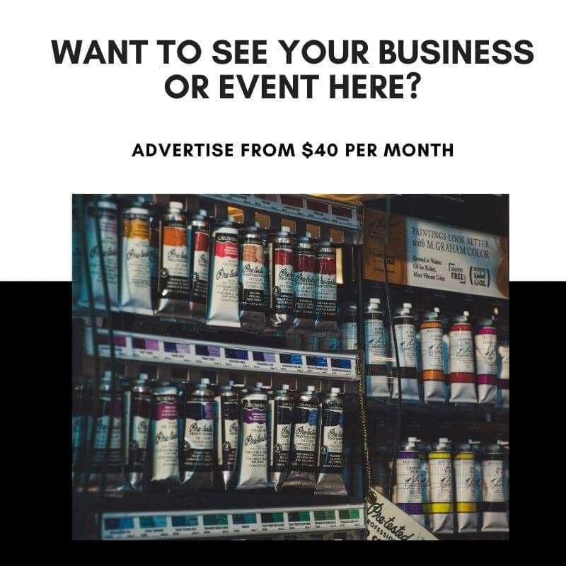 advertise your art event or art business