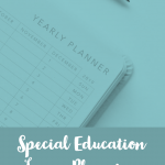 Special Education Lesson Planning