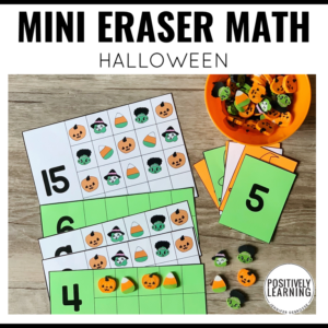 Halloween Mini Eraser Math