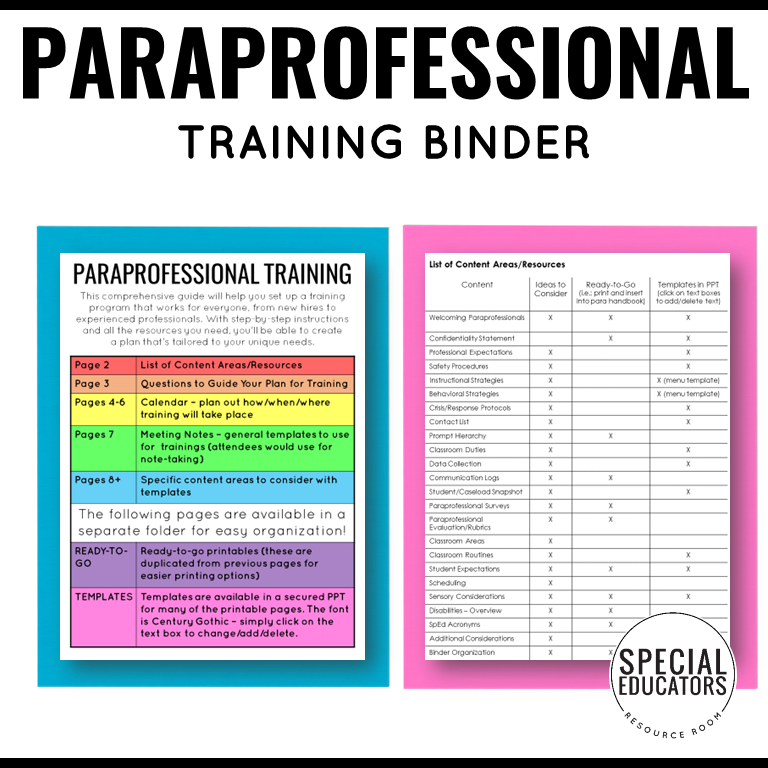 Paraprofessional Training Manual - Image 3