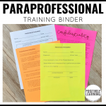 Paraeducator Binder