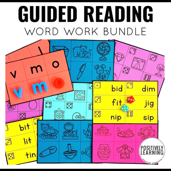 Word Work for Guided Reading - Positively Learning