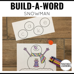 Build a Snowman Worksheets