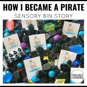 How I Became a Pirate Sensory Bin