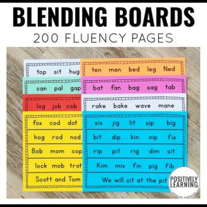 Phonics Blending Boards