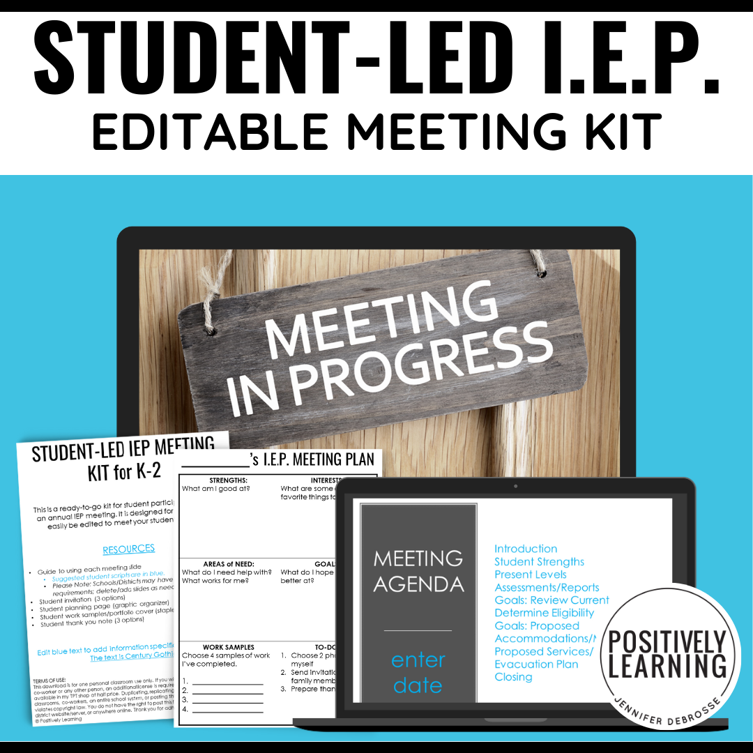 Student Led IEP Meeting Kit - Image 2