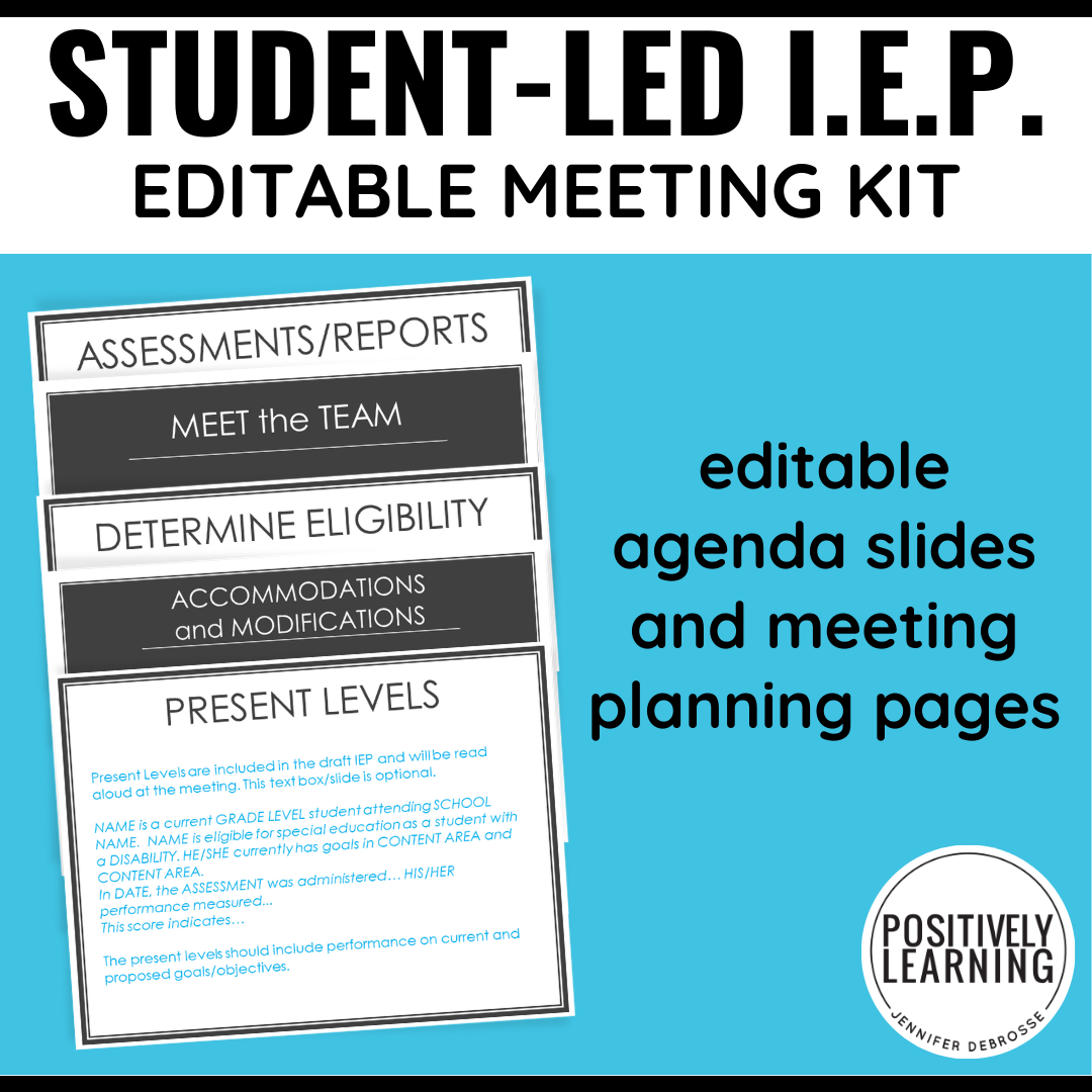 Student Led IEP Meeting Kit - Image 4