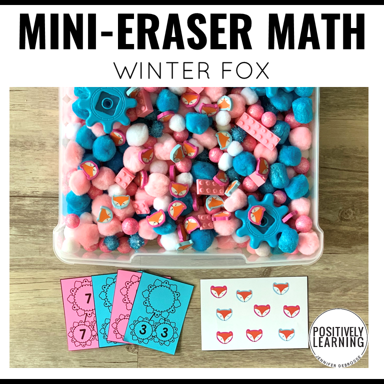 Mini Eraser Fox Centers