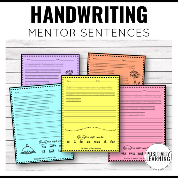 Handwriting with Mentor Sentences