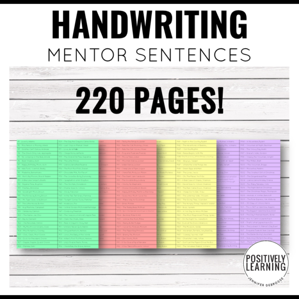 Handwriting with Mentor Sentences - Image 4