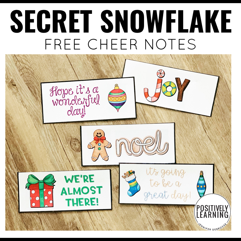 Secret Snowflake Notes