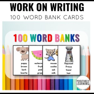 Work on Writing Cards