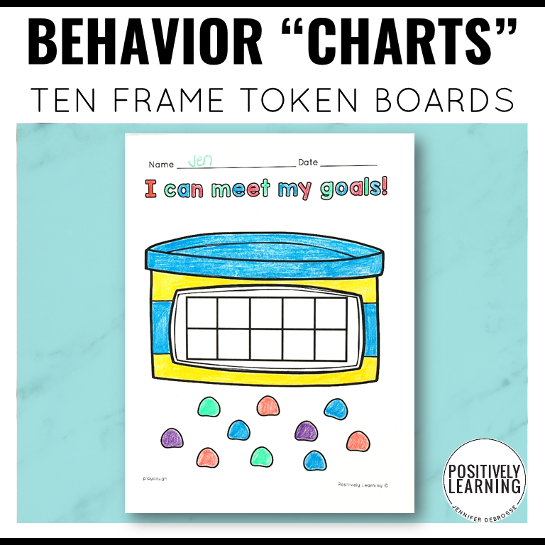 Behavior Charts Ten Frames