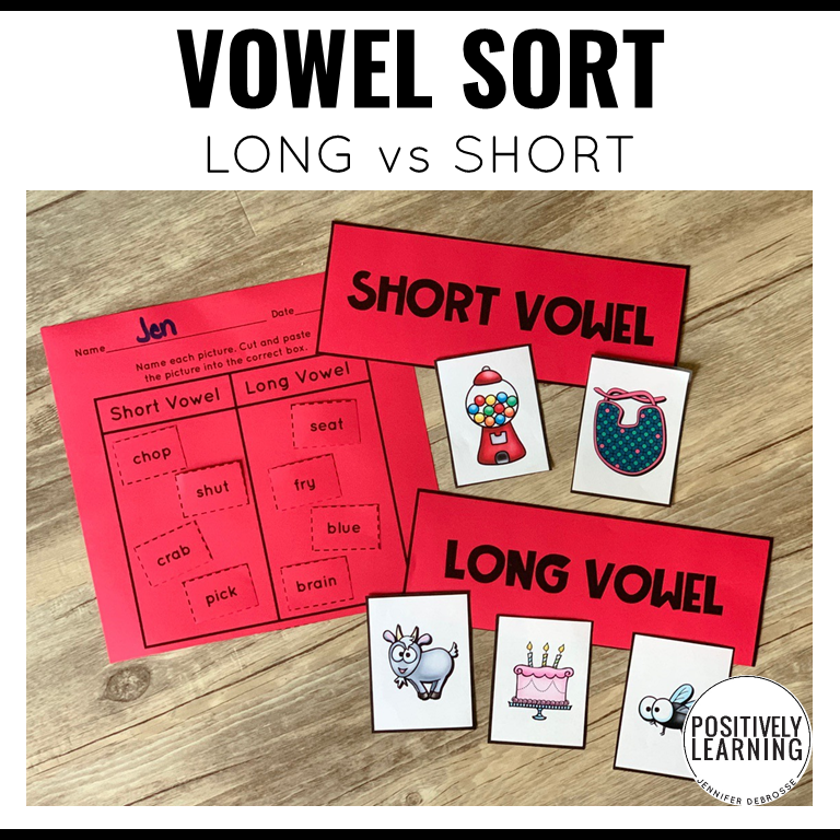 Long vs Short Vowel Sort - Image 2