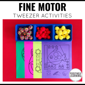 Fine Motor Tweezer Activities