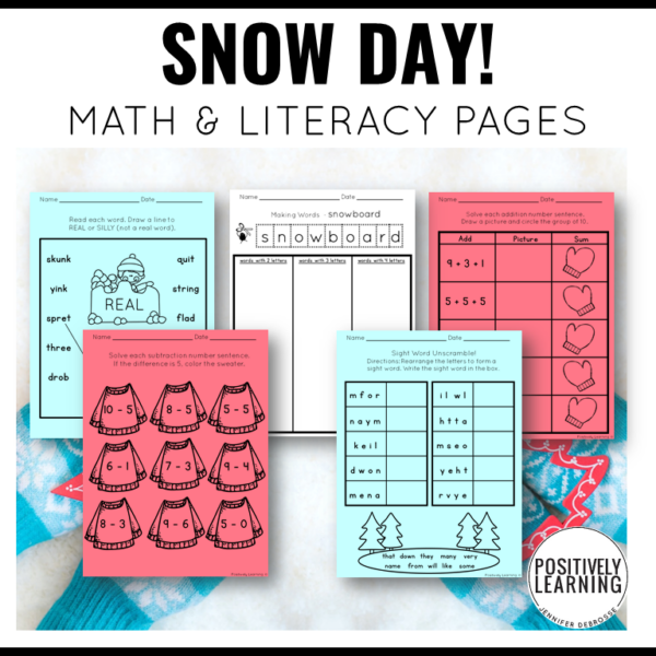 Snow Day Packet - Image 3