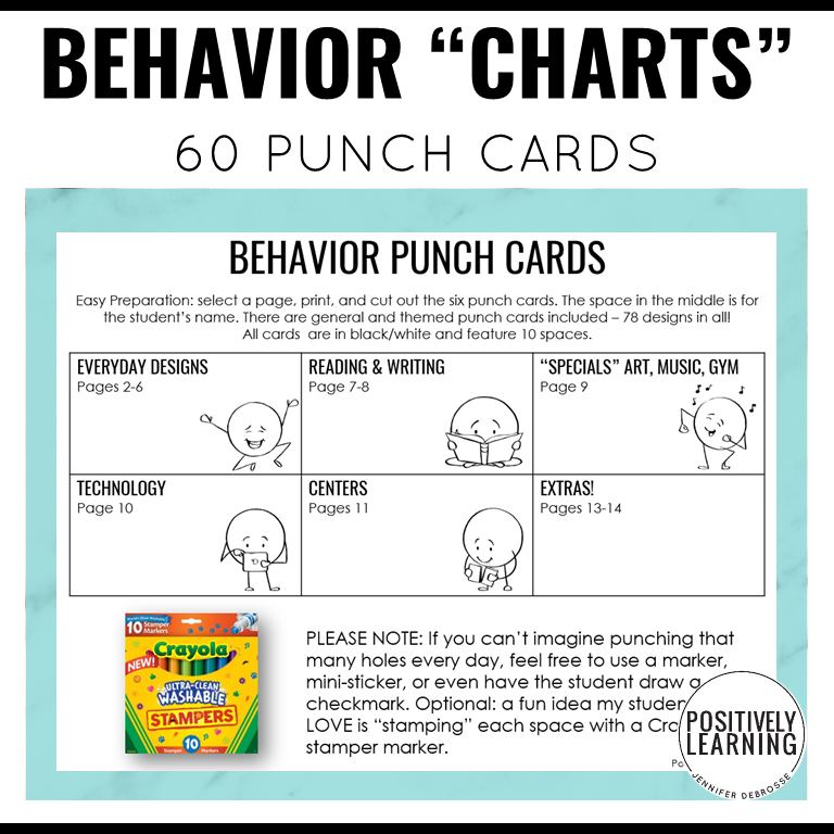 Behavior Punch Cards - Image 2