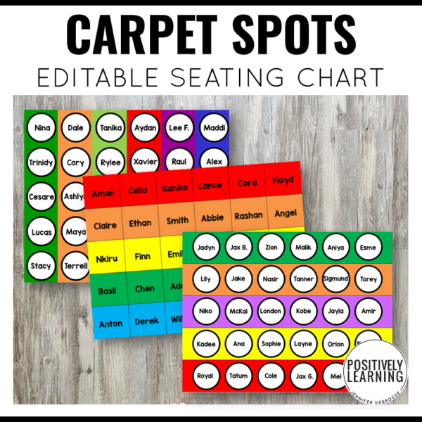 Carpet Seating Charts