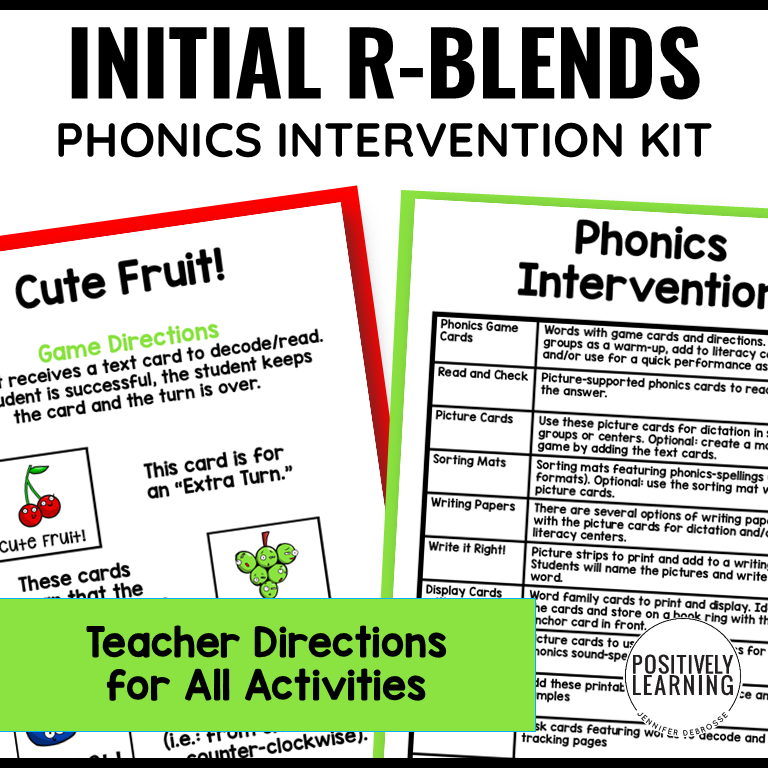 R-Blends Phonics Activities - Image 2