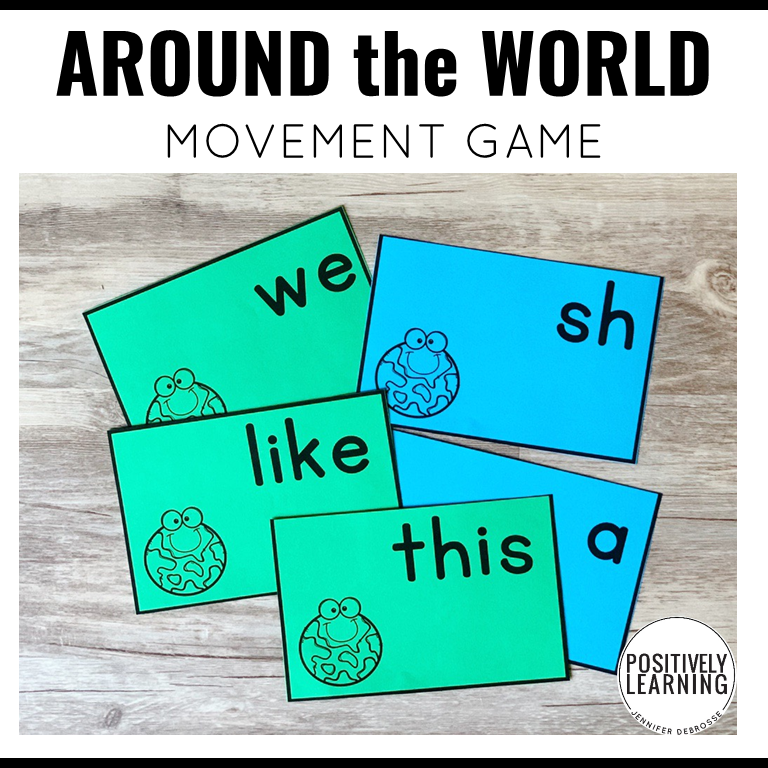 Five games in one with these differentiated movement games!