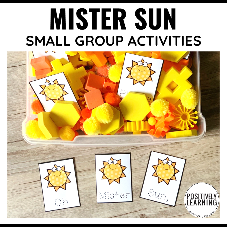 Mister Sun Literacy Centers