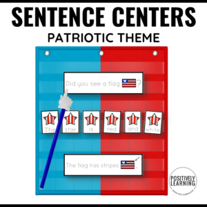 Patriotic Sentence Writing