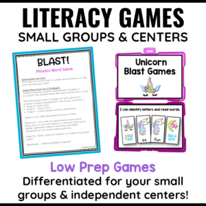 Unicorn Literacy Games
