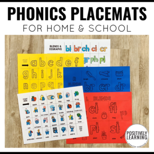 Phonics Placemats