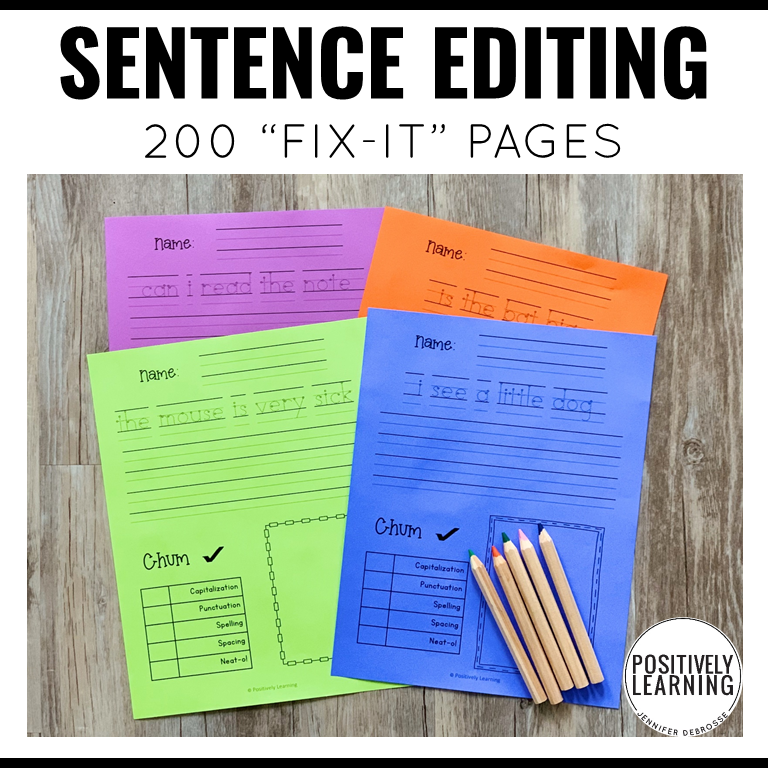 Sentence Editing Pages - Image 4