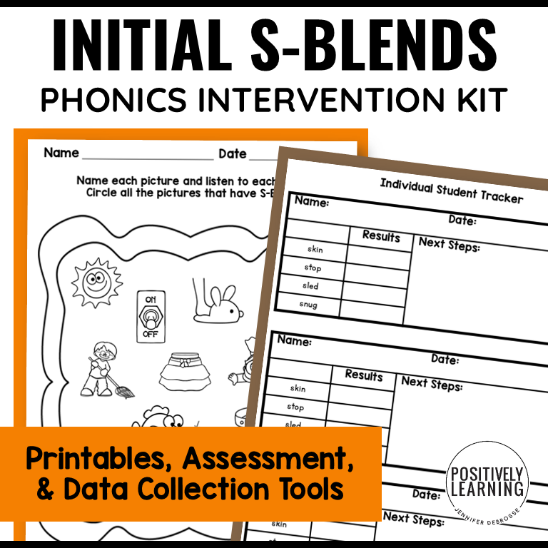 S-Blends Phonics Activities - Image 2
