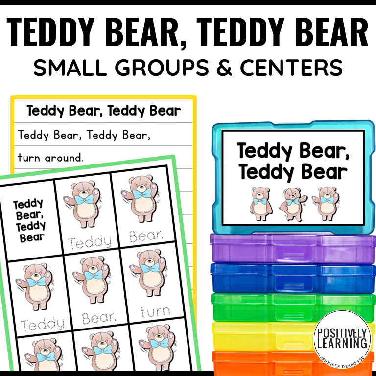 Teddy Bear Poem Centers