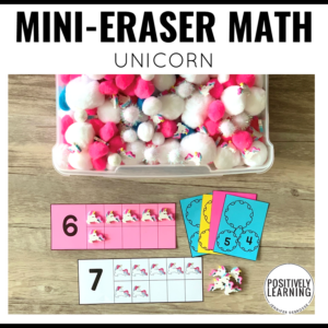 Unicorn Math Task Boxes