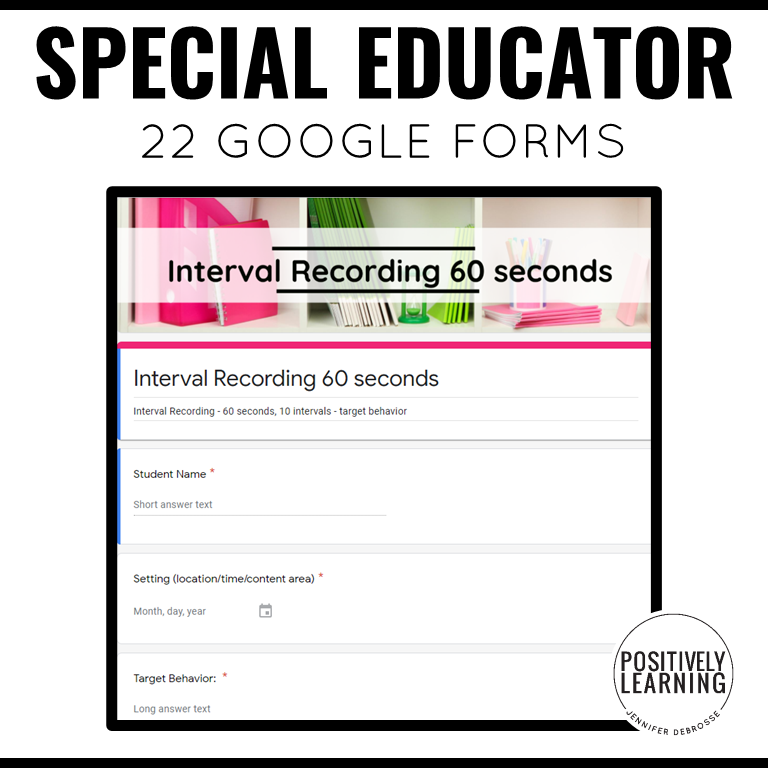 Special Education Data Google Forms - Image 2