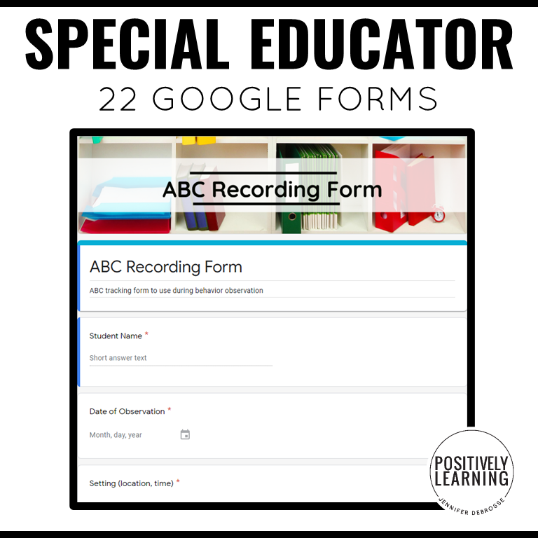 Special Education Data Google Forms - Image 3