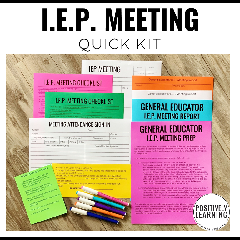 I.E.P. Meeting Kit