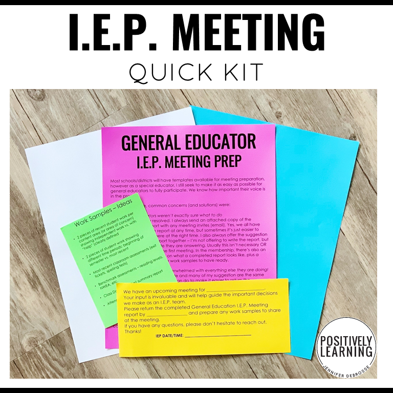 I.E.P. Meeting Kit - Image 4