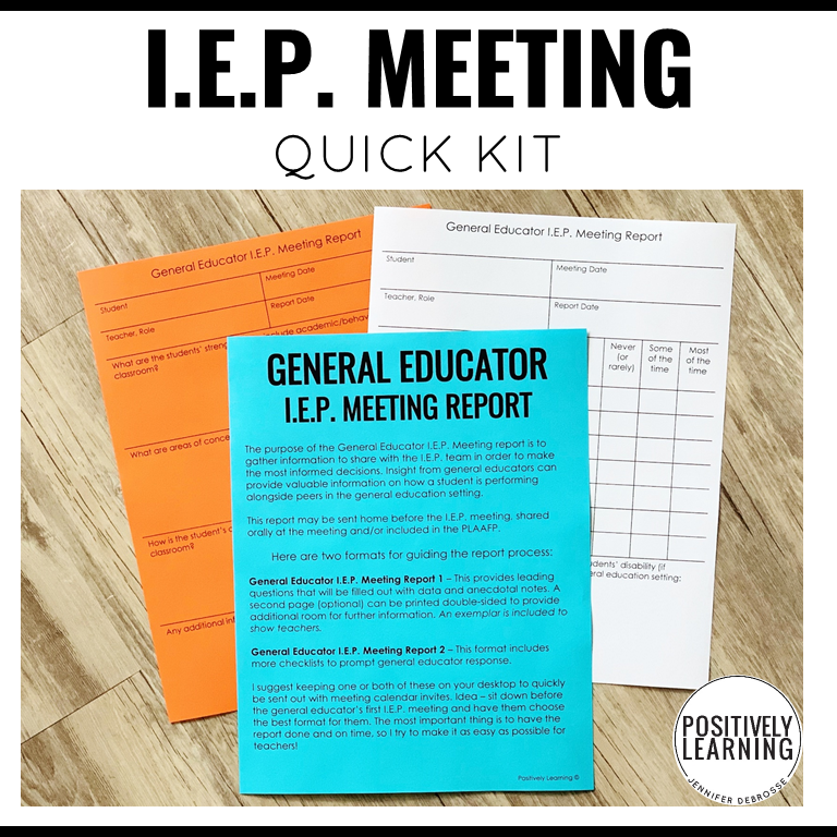 I.E.P. Meeting Kit - Image 2
