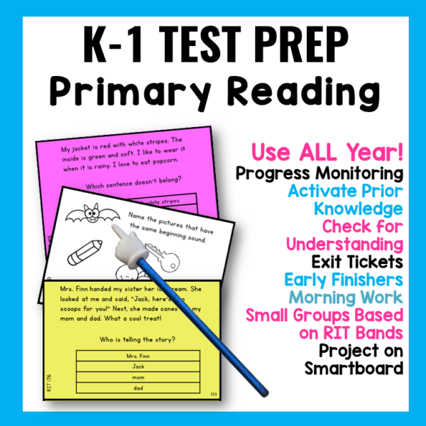 Test Practice Cards for Reading - Image 2