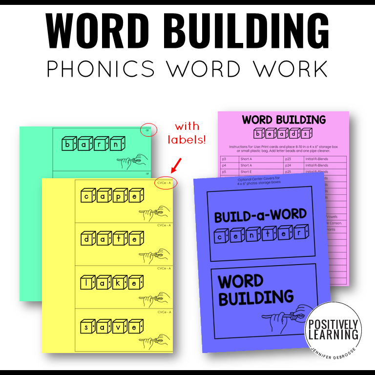 Word Building Phonics Centers - Image 3