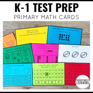 Math Test Prep Practice Cards