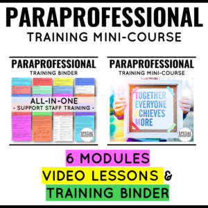 Paraprofessional Training Course for Special Educators