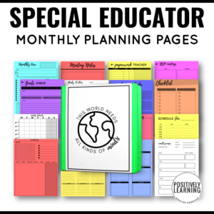 Special Educator Planner Pages