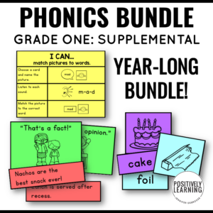 First Grade Phonics Intervention Bundle