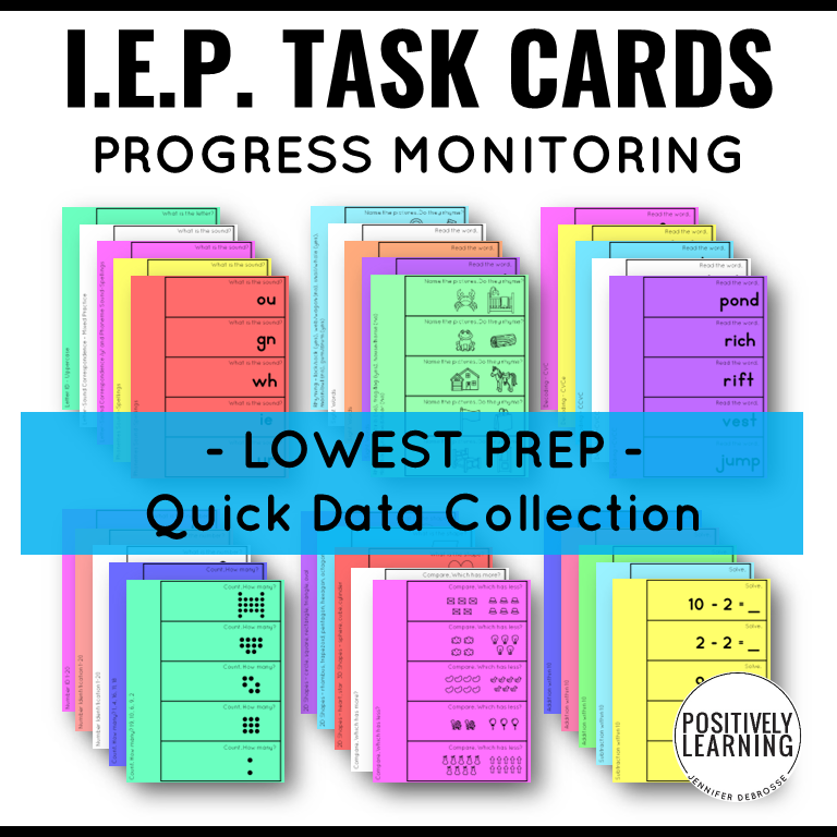 IEP Task Cards for Progress Monitoring - Image 2