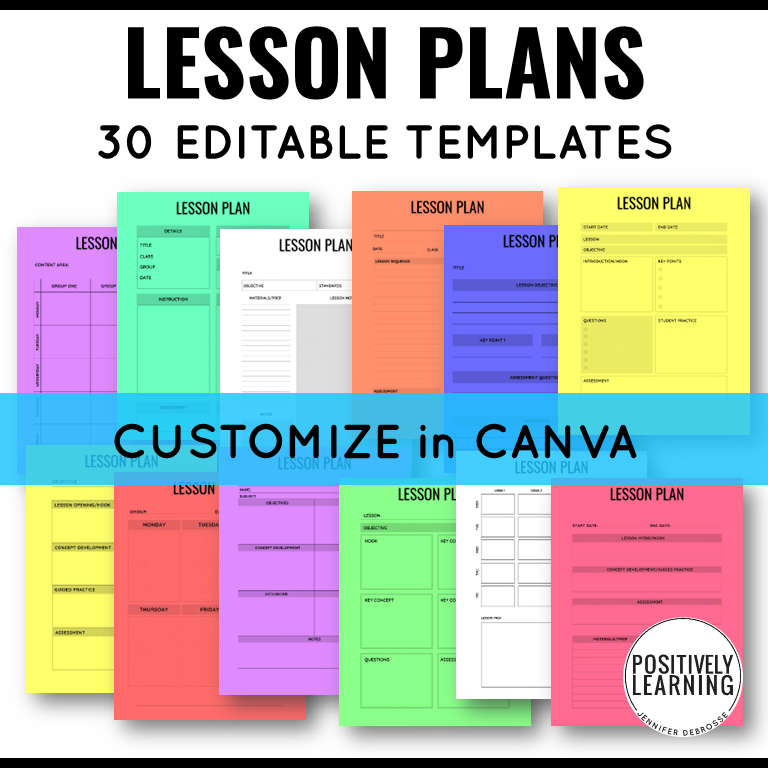 Special Education Lesson Plan Templates - Image 3