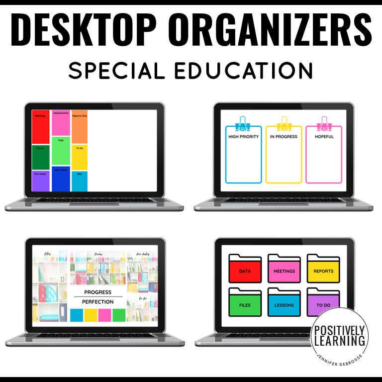 Special Education Teacher Desktop Wallpaper Organizer