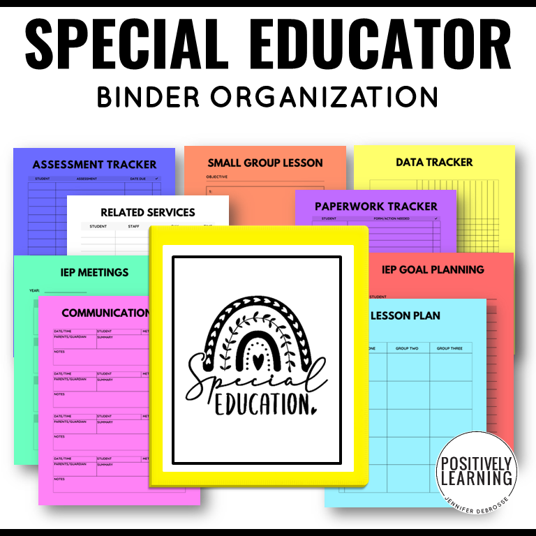 New Special Educators Teaching Binder