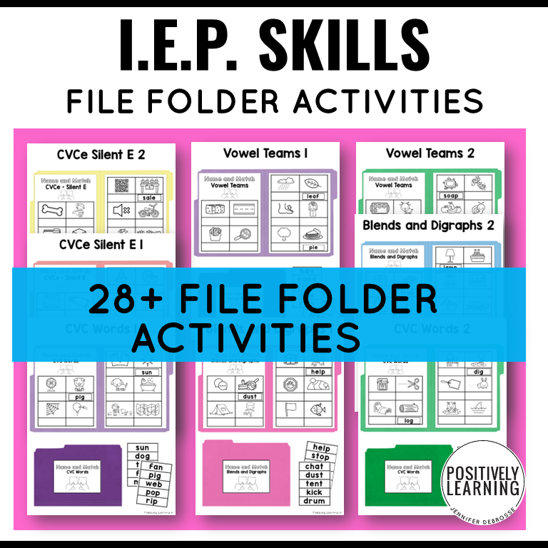 IEP Skills File Folder Activities - Image 3