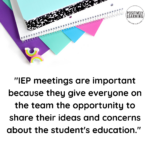 IEP Meeting Tips
