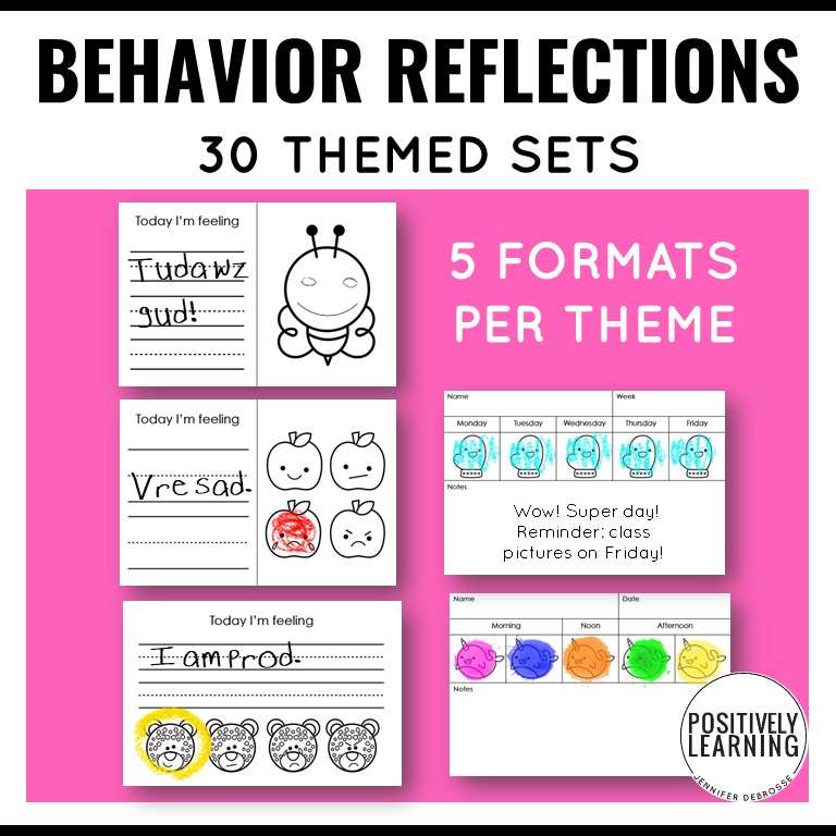 Behavior Reflections and Calm Down Corner Sheets - Image 3